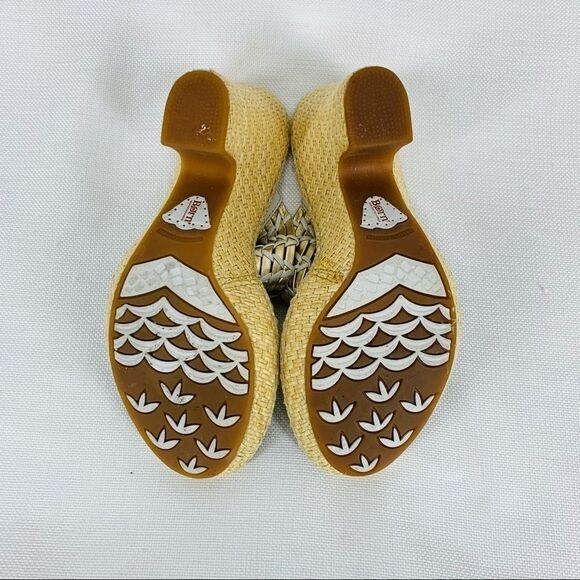 Born Crown size 8 White & Silver Sandal Heels - Picture 13 of 13